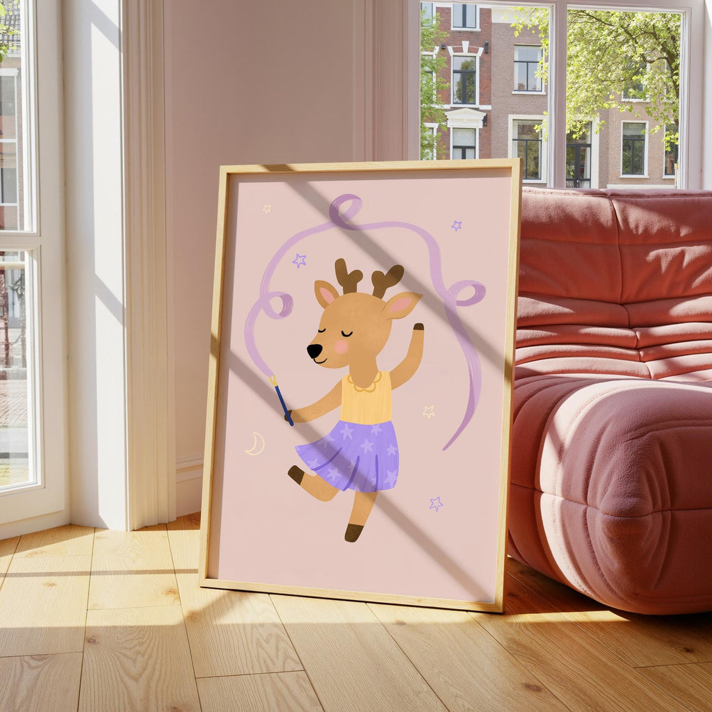 Dancing Deer Print