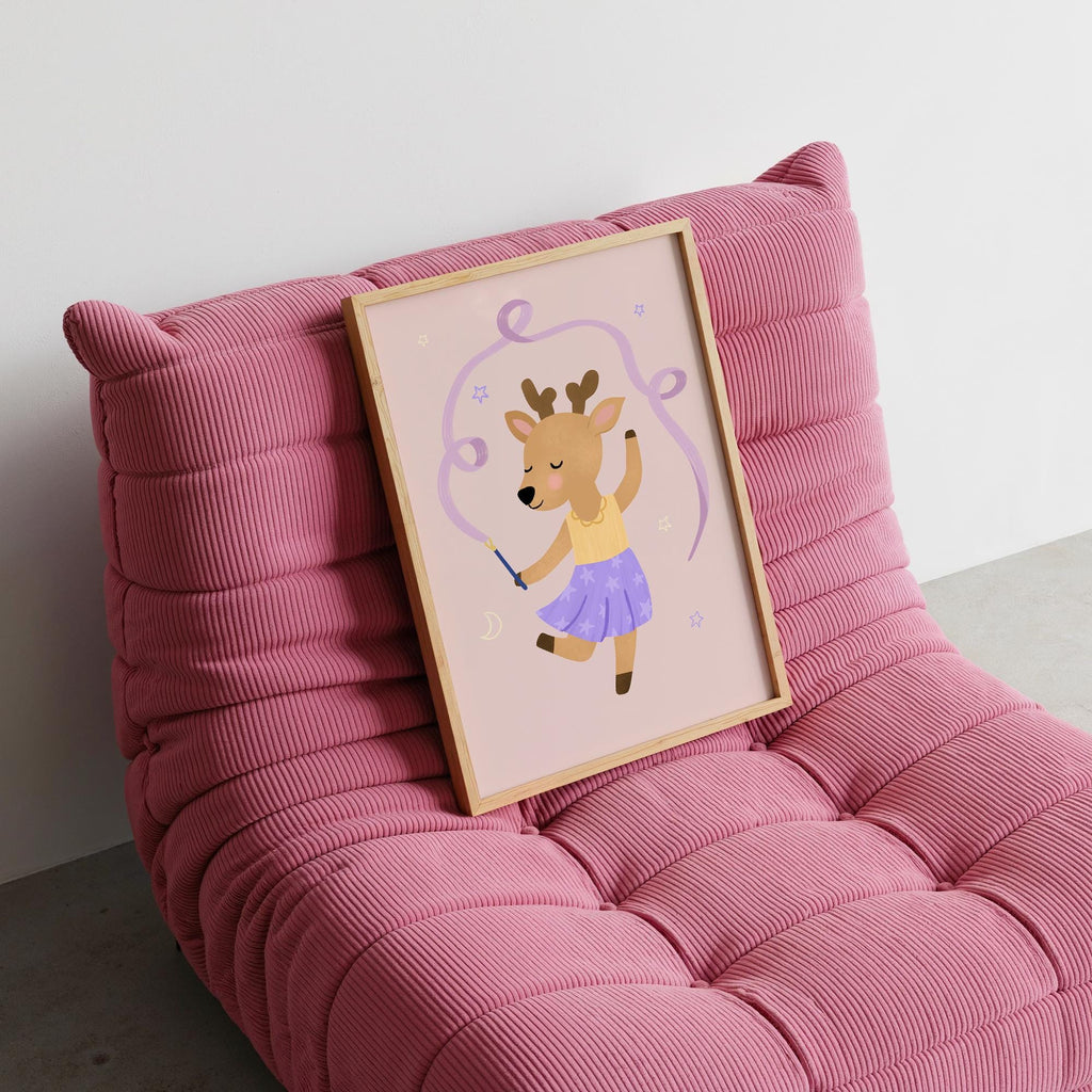 Dancing Deer Print