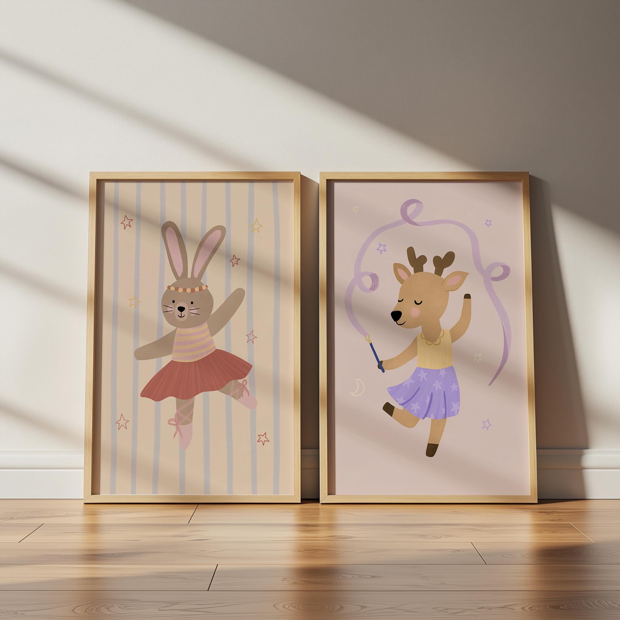 Dancing Deer Print