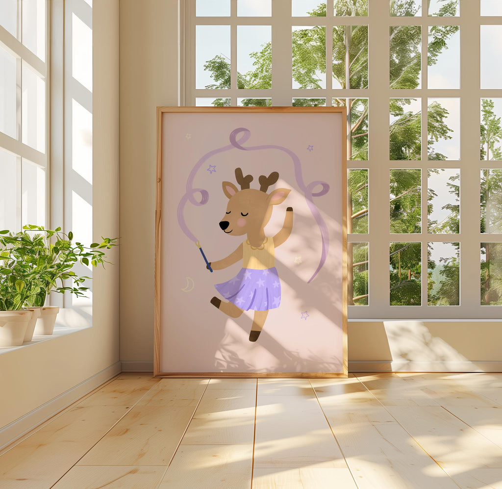 Dancing Deer Print