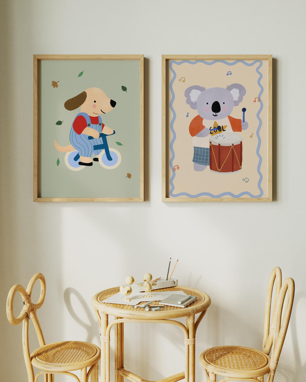 Koala with Drum Print