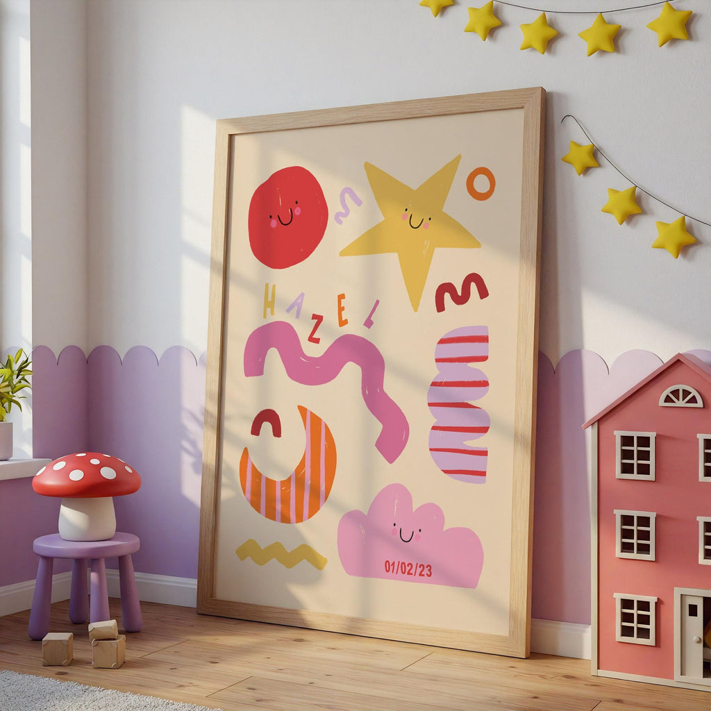 Personalised Name Abstract Print