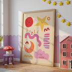 Personalised Name Abstract Print