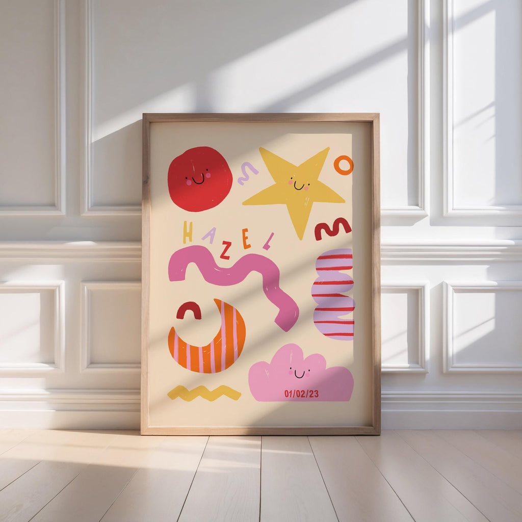 Personalised Name Abstract Print
