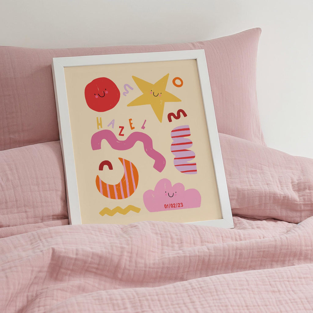 Personalised Name Abstract Print