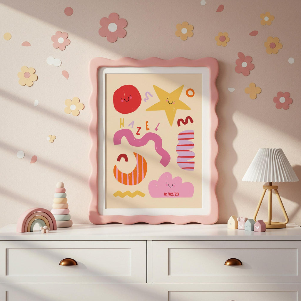 Personalised Name Abstract Print