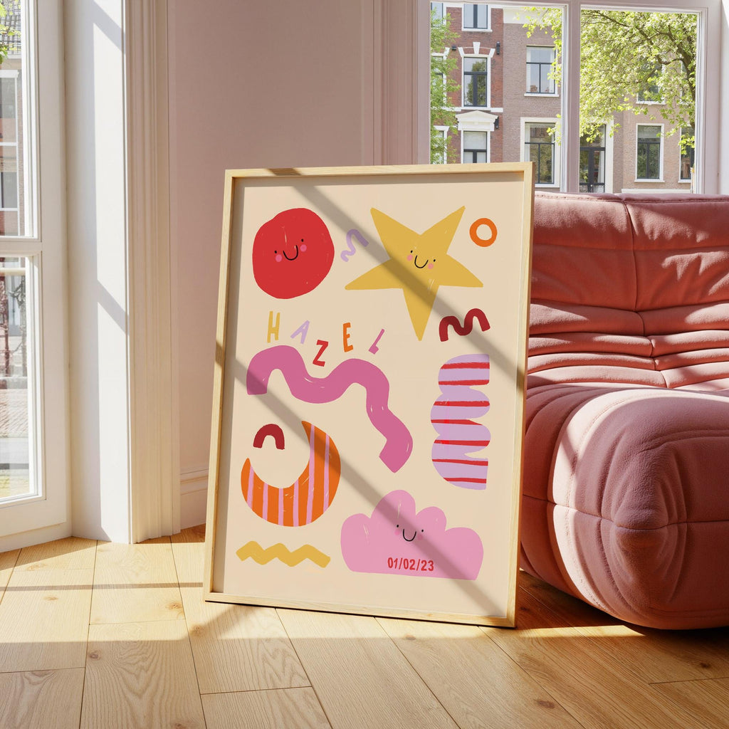 Personalised Name Abstract Print