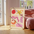 Personalised Name Abstract Print