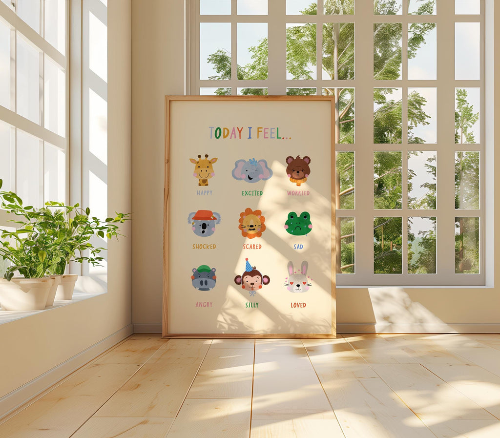 Today I Feel Emotions Chart Print