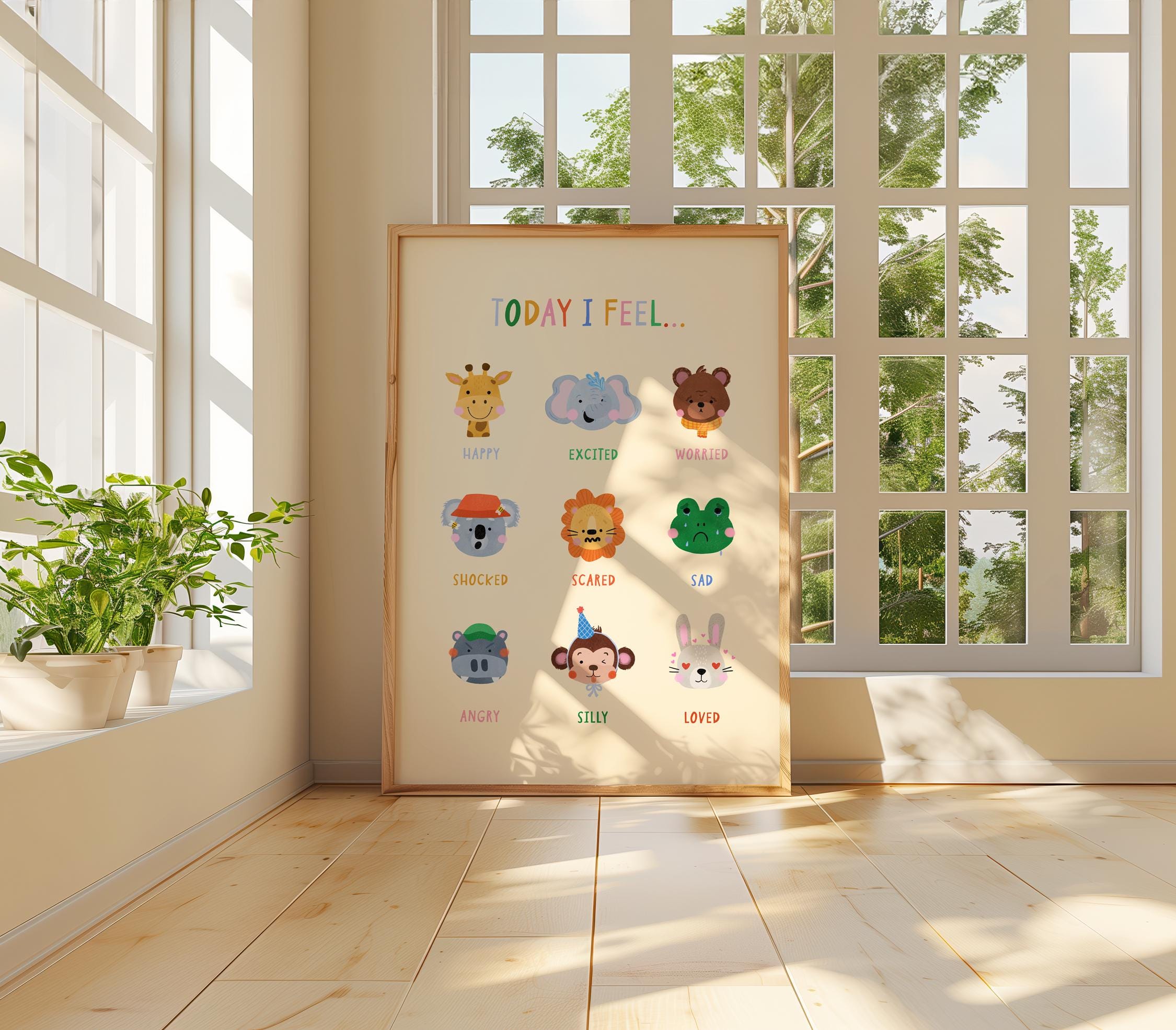 Today I Feel Emotions Chart Print