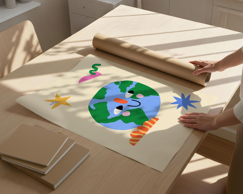 Smiling Earth Print
