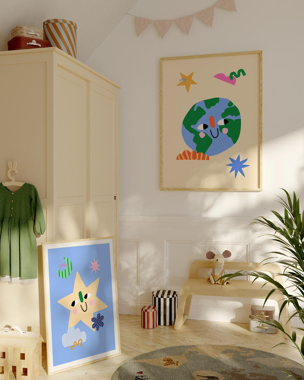 Smiling Earth Print
