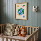 Smiling Earth Print