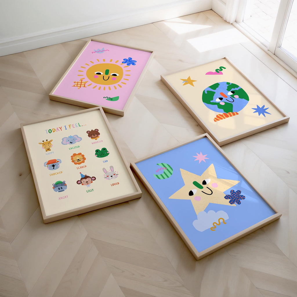 Smiling Sun Kids Print