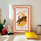 Night Night Dog Print