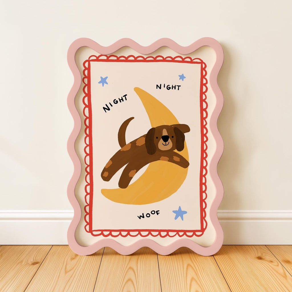 Night Night Dog Print