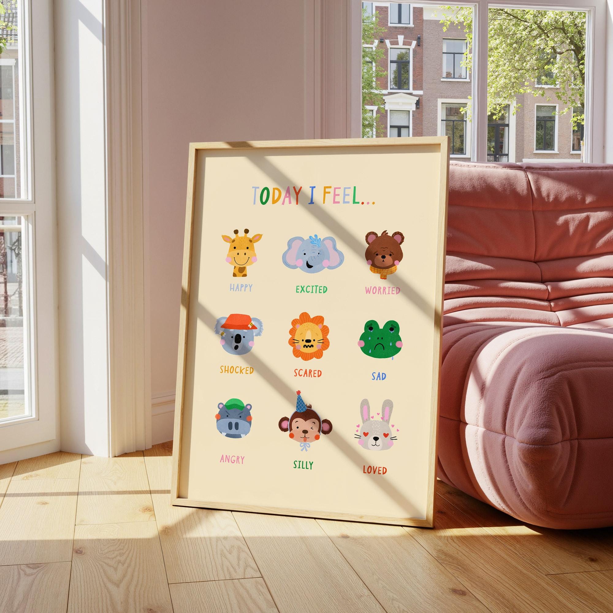 Today I Feel Emotions Chart Print