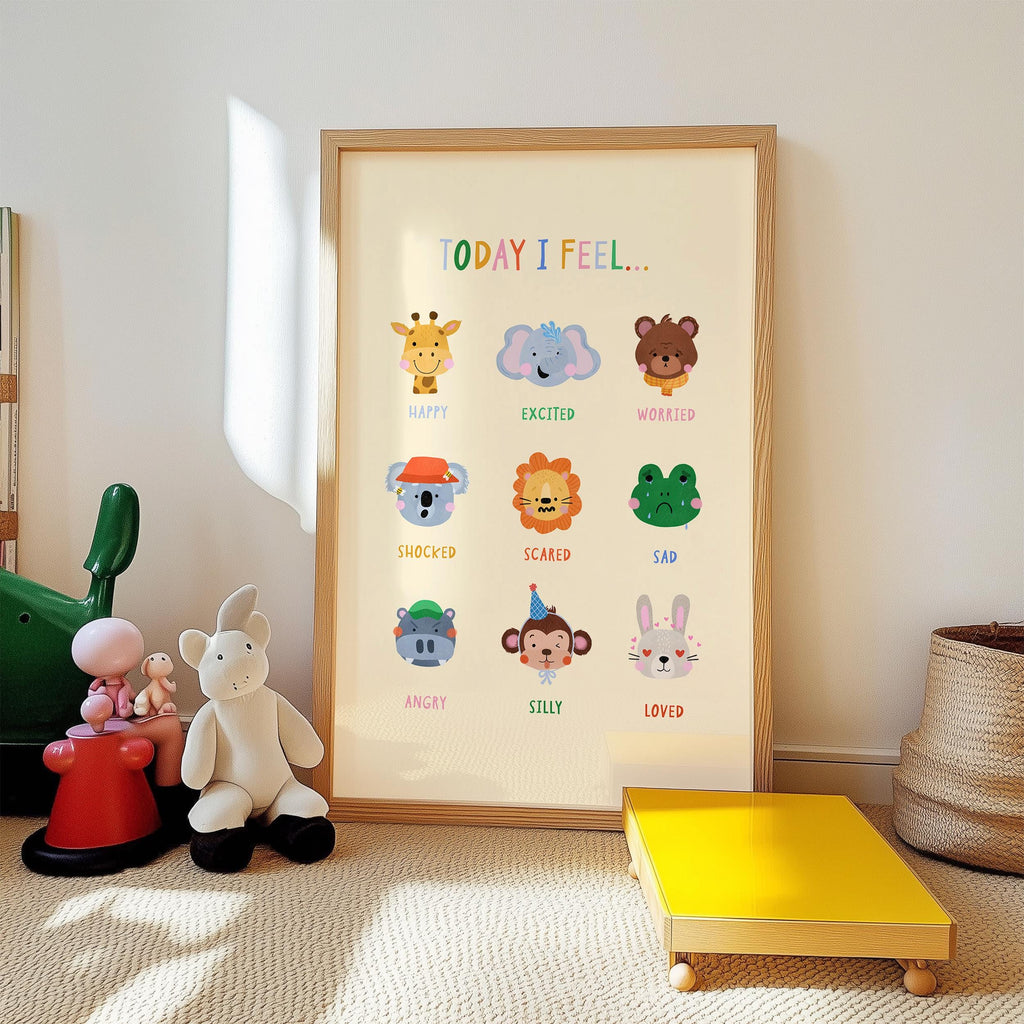 Today I Feel Emotions Chart Print
