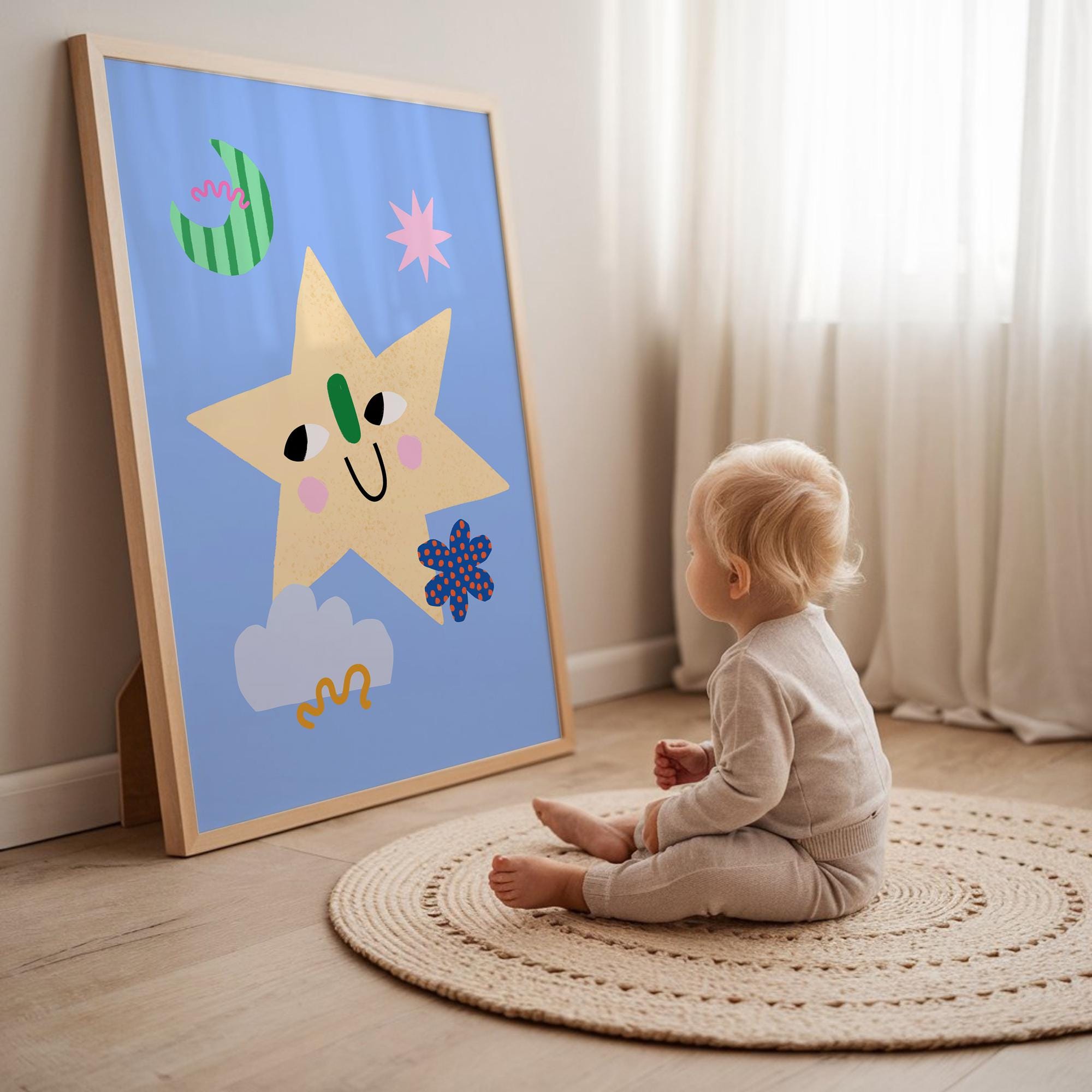 Smiling Star Kids Print