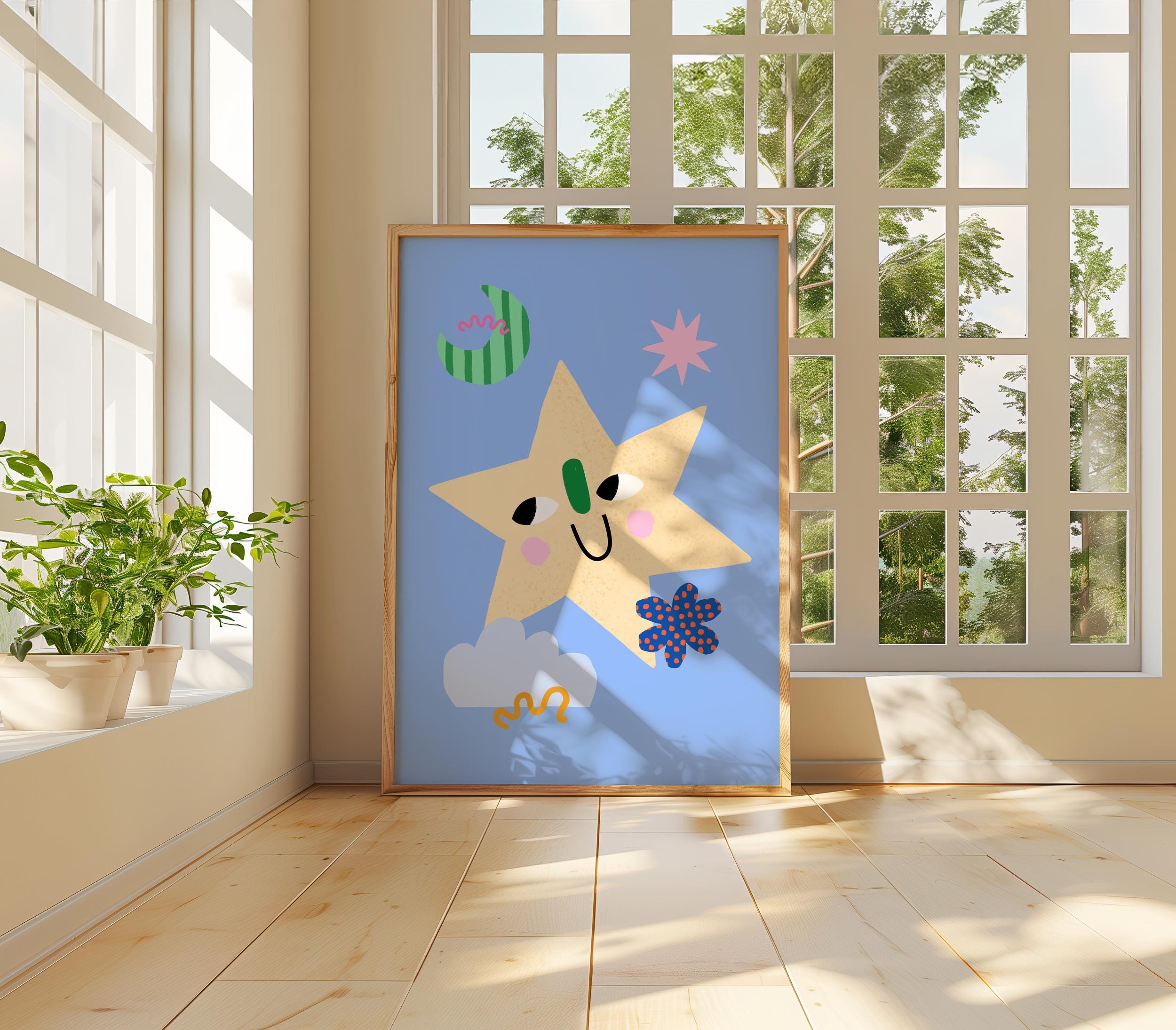 Smiling Star Kids Print