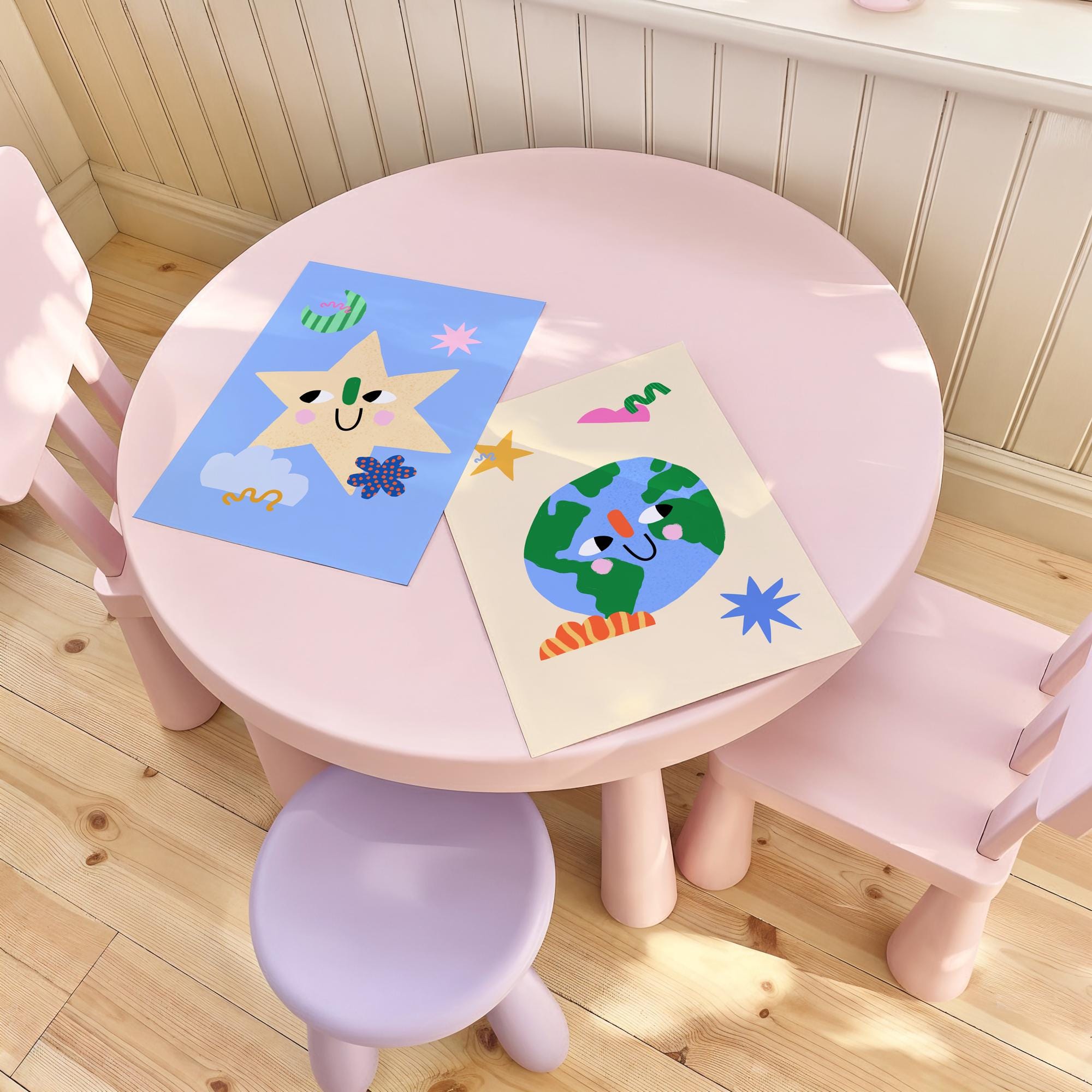 Smiling Earth Print