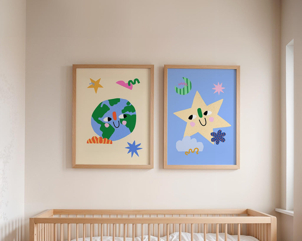 Smiling Earth Print