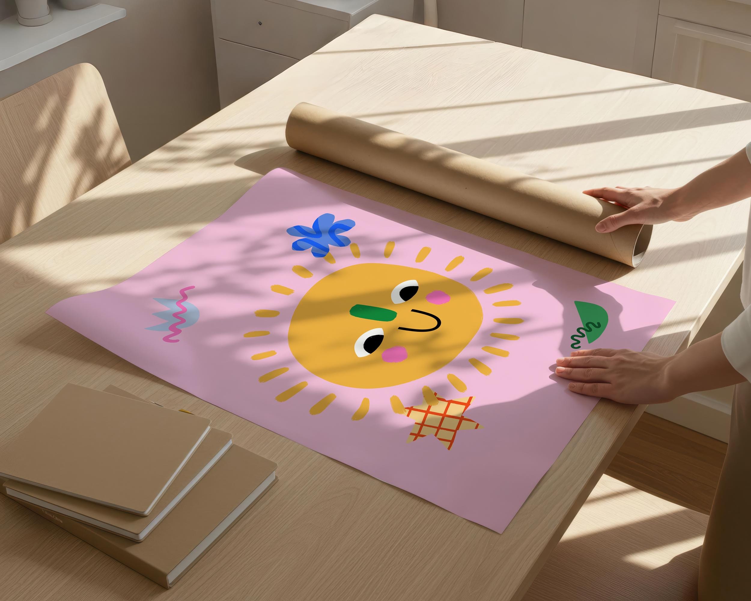 Smiling Sun Kids Print