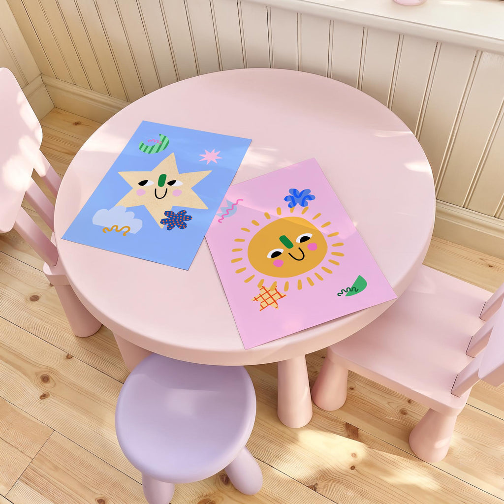 Smiling Sun Kids Print