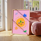 Smiling Sun Kids Print