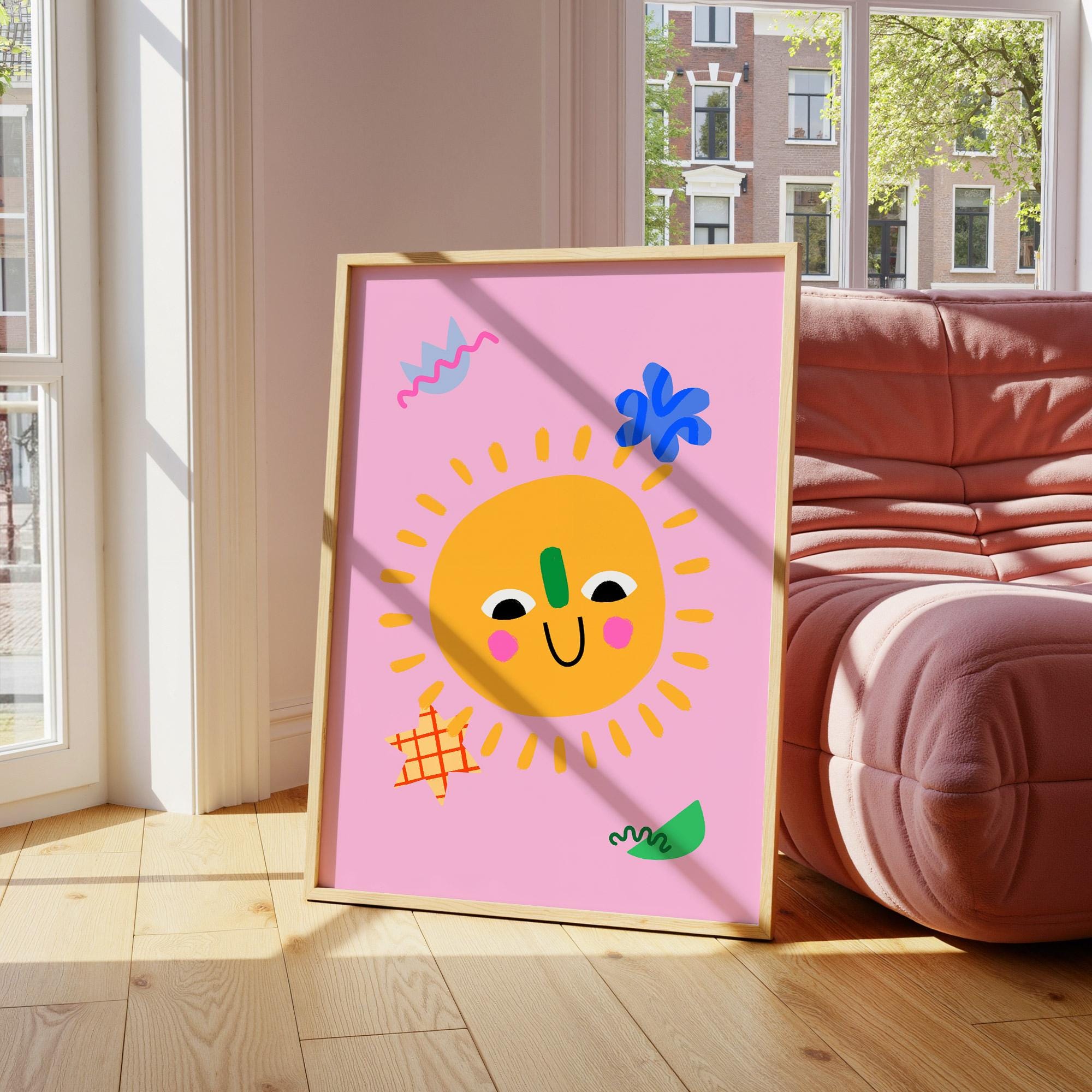 Smiling Sun Kids Print
