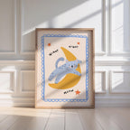 Night Night Cat Print