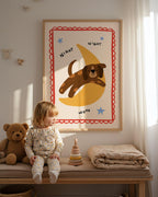 Night Night Dog Print