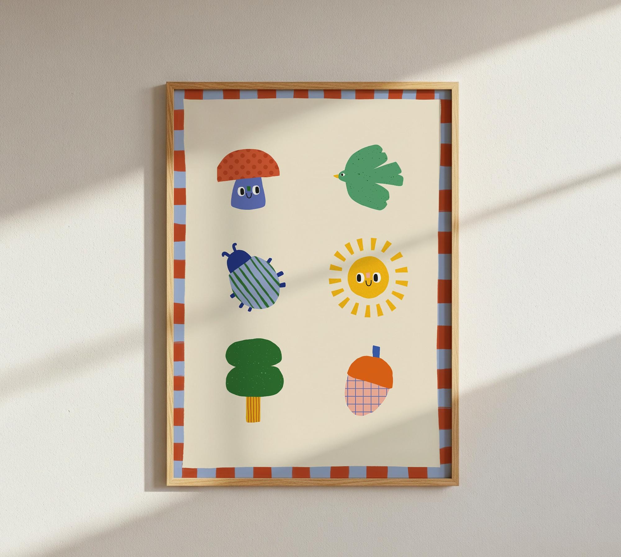Whimsical Nature Forest Print
