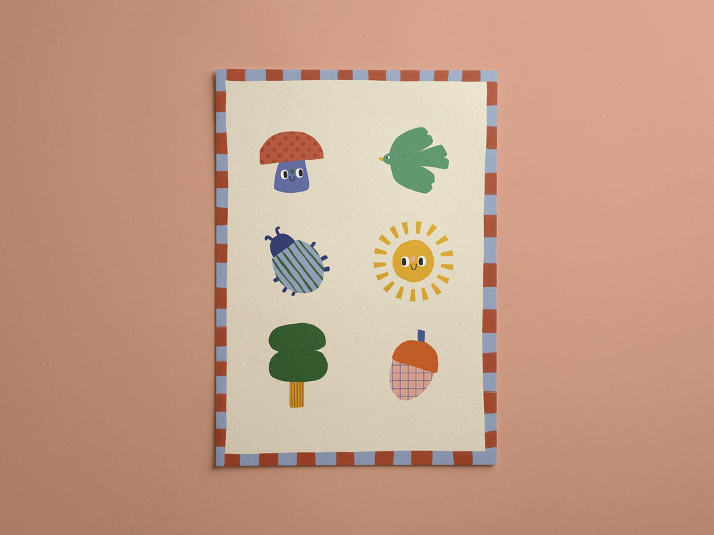 Whimsical Nature Forest Print