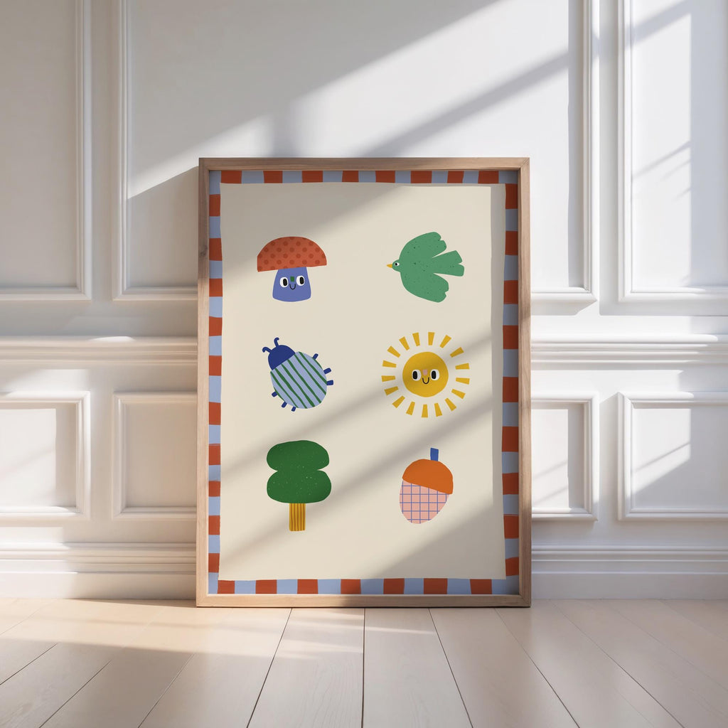 Whimsical Nature Forest Print