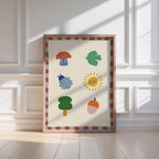 Whimsical Nature Forest Print