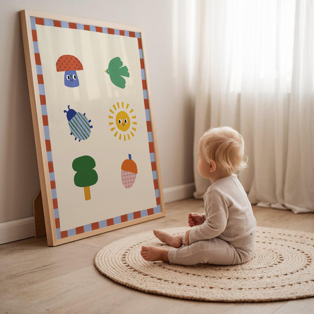 Whimsical Nature Forest Print