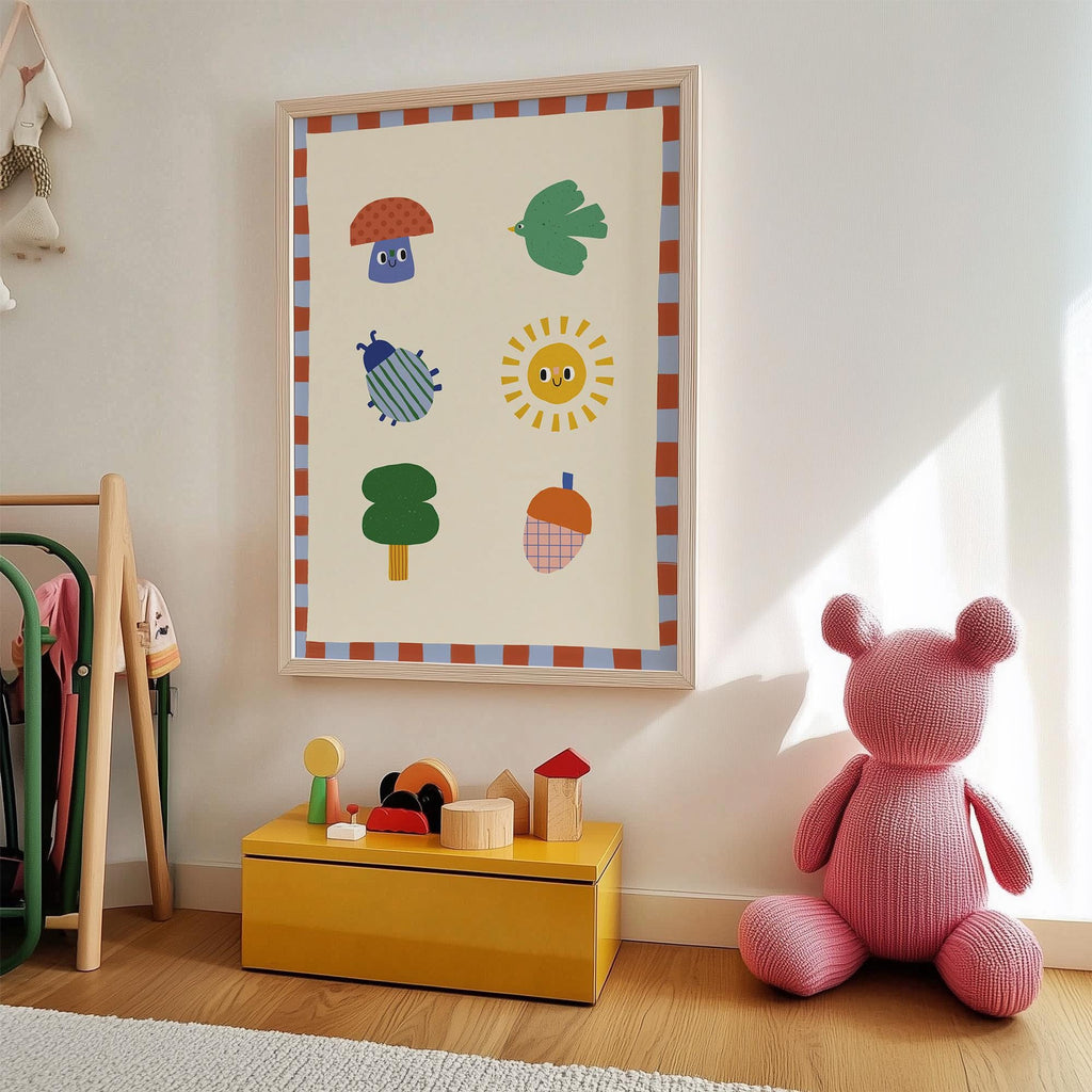 Whimsical Nature Forest Print