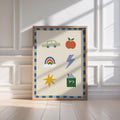 Cute Icons Kids Print