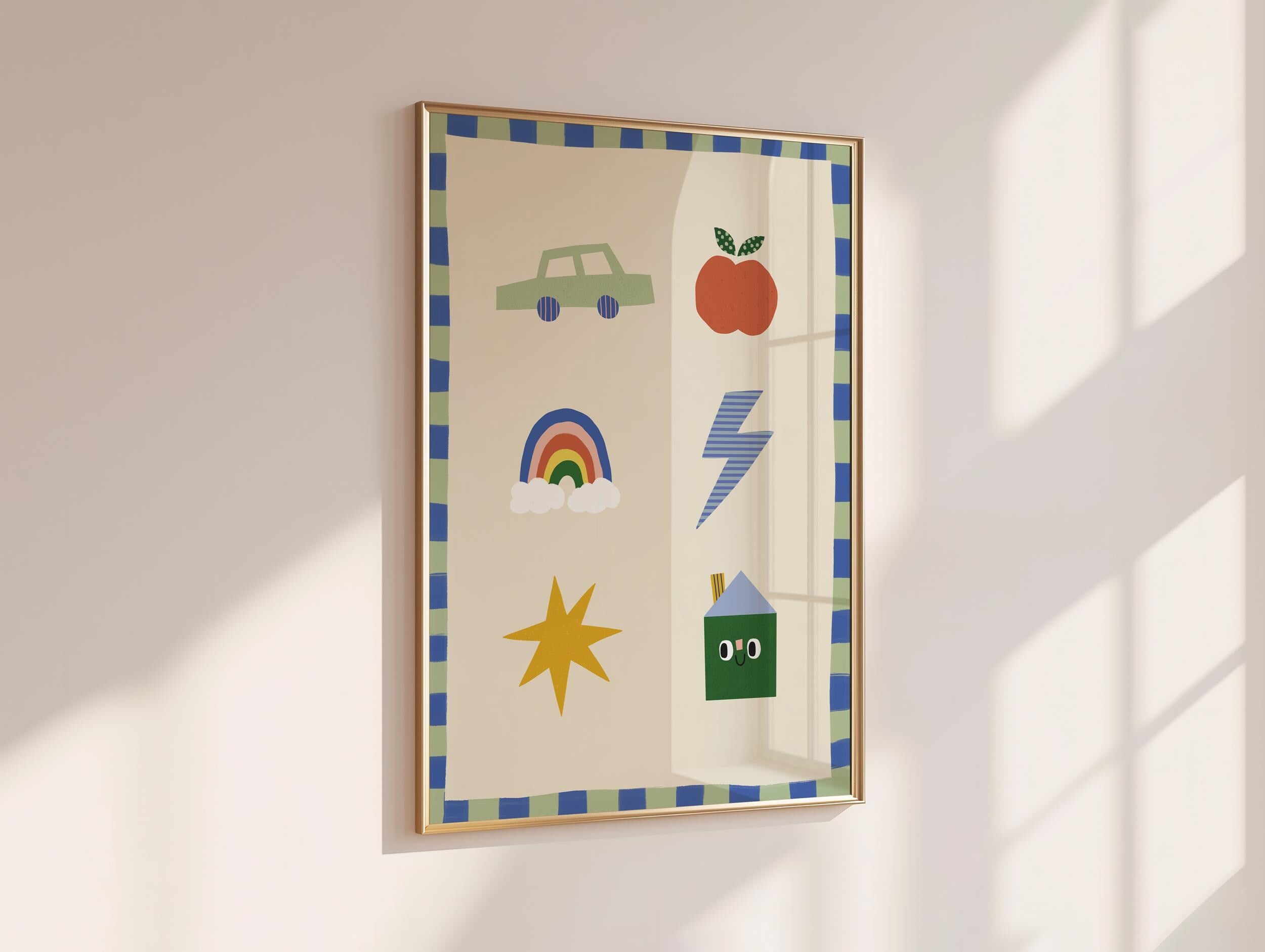 Cute Icons Kids Print