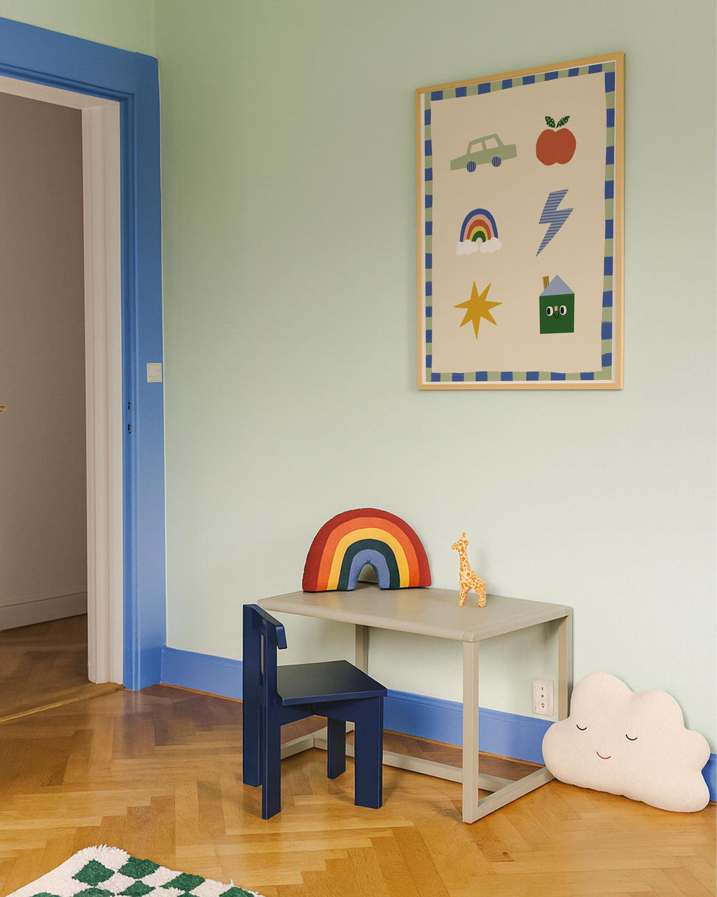 Cute Icons Kids Print