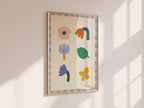 Abstract Floral Kids Print