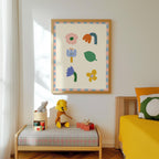 Abstract Floral Kids Print