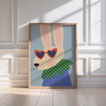 Cool Bunny Kids Print