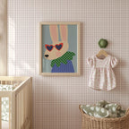 Cool Bunny Kids Print