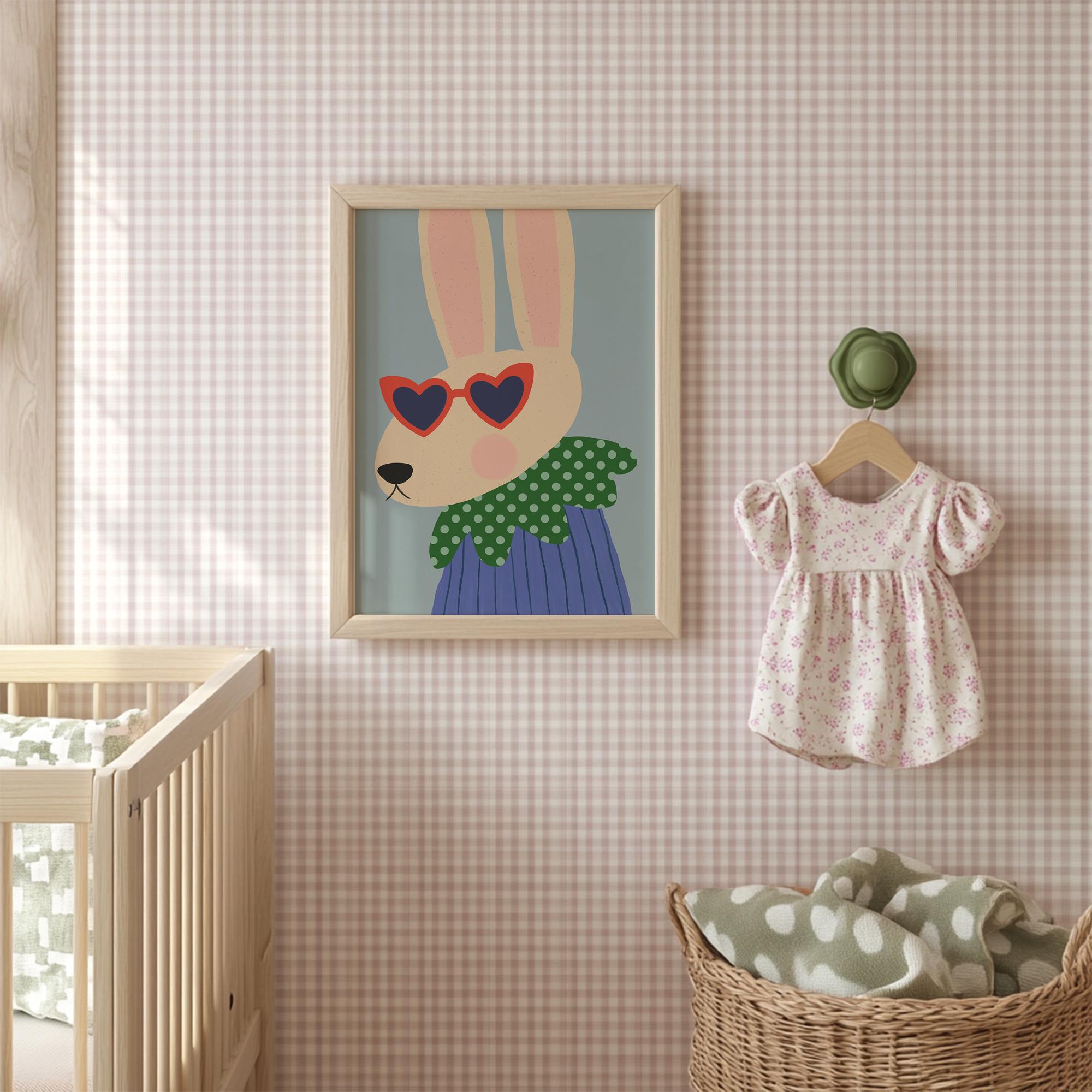 Cool Bunny Kids Print