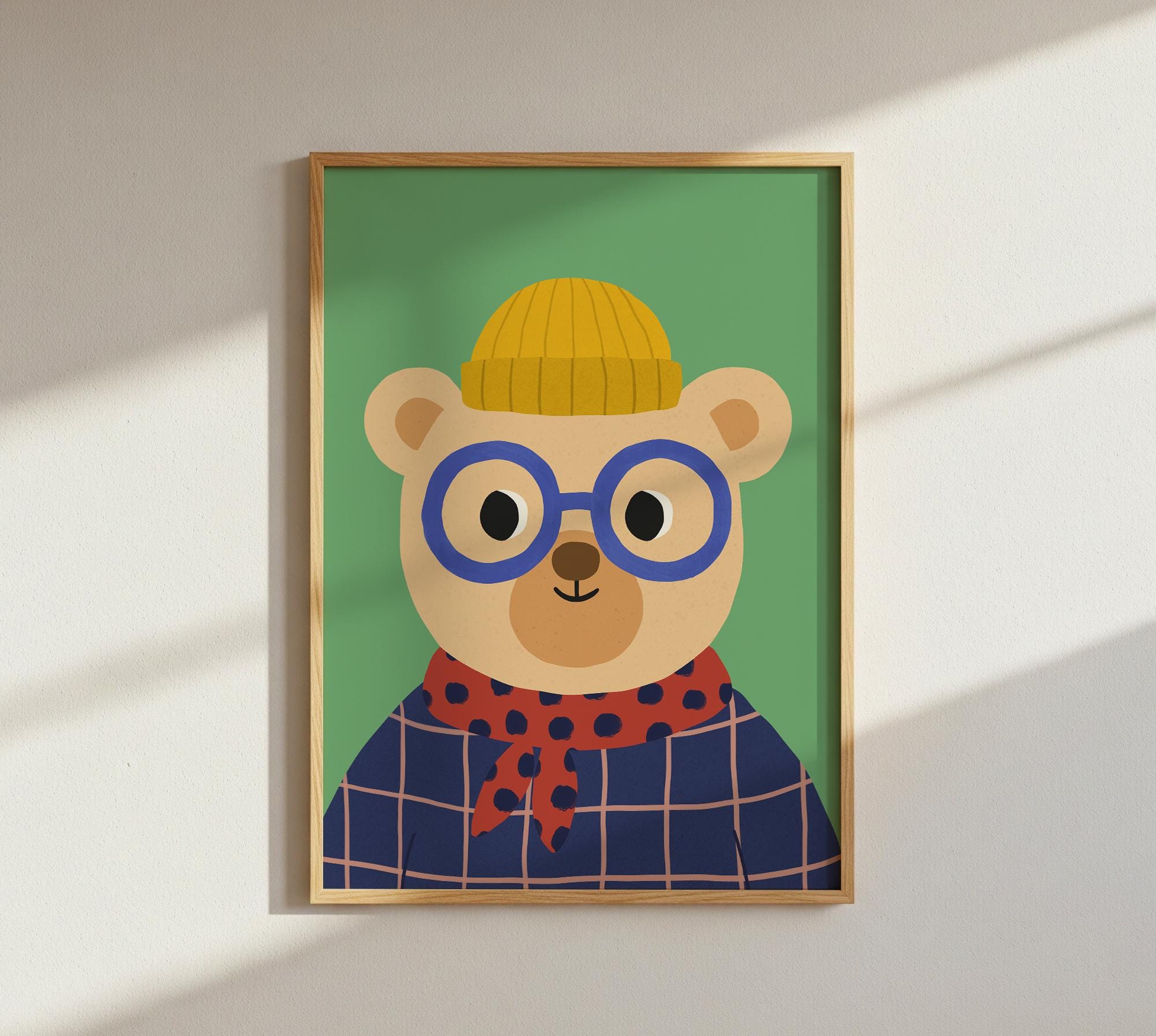 Cute Bear Kids Print