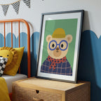 Cute Bear Kids Print