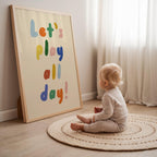 Let's Play All Day Kids Print