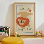 Have a Good One Lion Print